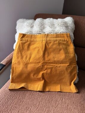 Banana Republic Mustard Yellow Mini Skirt